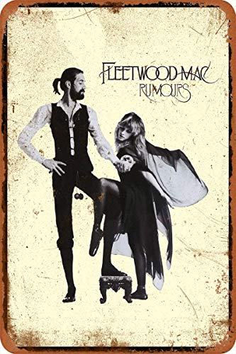 Generic Brands Fleetwood Mac Tango Dance Retro Blechschild Vintage Eisenmalerei Aluminium Plakette nicht rostet Poster Metallkunst für Cafe Bar Schule Schlafzimmer von GenericBrands