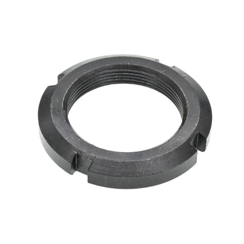 1/2/3Pcs DIN981 Runde Mutter Schlitz Vier Slot Mutter GB812(M20-1.5(3PCS)) von Generic