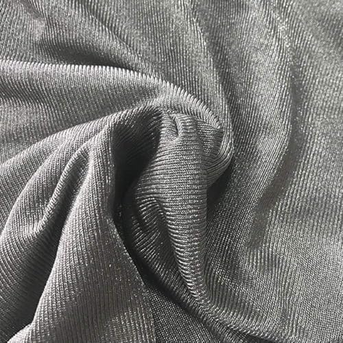 1,5 M Breiter Strahlenschutz 100% Silberfasergewebe Material Silberleitfähiges Gewebe Dehnbar Für Kleidungstuch, Vorhänge, Silver, 5㎡ von Generic