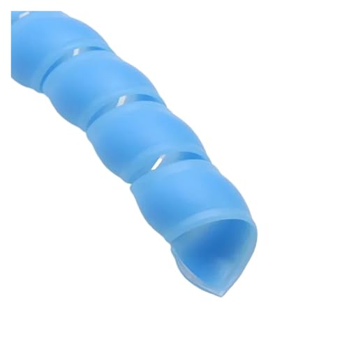 1~10 Meter PP Flexibler Kabelschutz 8mm ~ 20mm Wickelhülse Abdeckung Rohrleitung Organizer Rohr Kabel Drahtschutz(Blue,20MM_5 METERS) von Generic