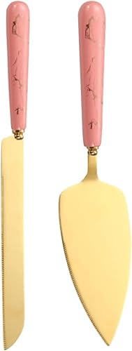 1 Satz Gold Cake Servierset Kuchenkuchen Torte Gebäck Besteck Kuchenmesser Pizzaschaufel Cutter Dessert Slicer Server Für Käse Pizza Hochzeitstag, Pink 1 Satz Gold Cake Servierset Kuchenkuchen Torte Gebäck Besteck Kuchenmesser Pizzaschaufel Cutter Dessert Slicer Server Für Käse Pizza Hochzeitstag, Pink von Generic