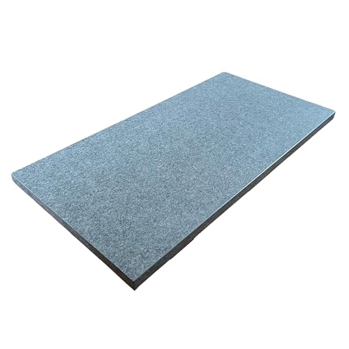 1 Stück Regalboden Einlegeboden GRAU Struktur 567 x 290 mm (L 56,7 cm x B 29,0 cm) Fachboden für 60 cm Küchenschrank Spanplattenzuschnitt mit Kanten - ABS Kanten und Melaminkanten - livindo.pro von Generic