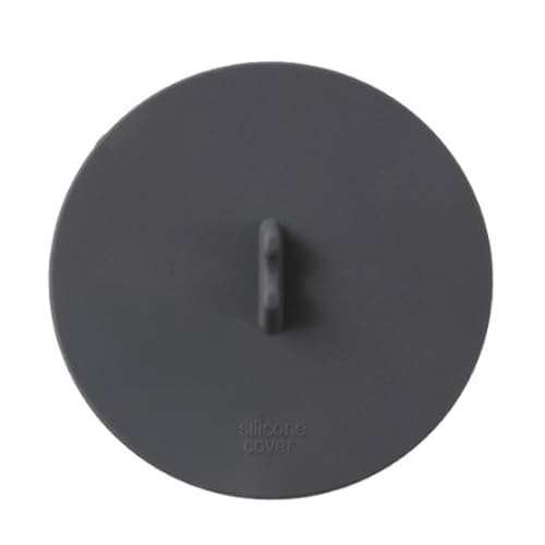 1 Stück Silikon Deckel - Silikon Glasabdeckung - Anti Staub Silikon Tasse - Auslaufsicherer Becherdeckel - Tassenabdeckung für Kaffee Bierkrug - Silikonbecherdeckel - 9.8 cm (Schwarz 1pcs) von Generic