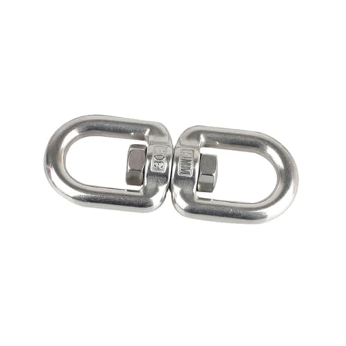 1 stücke Doppelseitige Swivel Eye Haken lock up Stecker for Hängen Stuhl Schaukel Sand Tasche Hängenden Korb Yoga Hängematte(M8) von Generic
