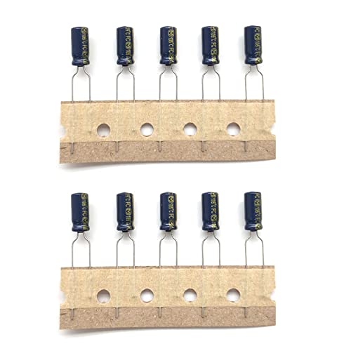 10 Stück Elko Kondensator FC 4.7uF 50V ±20% -40°C~105°C Low Impedance Kondensator Radial, 5x11mm 10 Stück Elko Kondensator FC 4.7uF 50V ±20% -40°C~105°C Low Impedance Kondensator Radial, 5x11mm von Generic