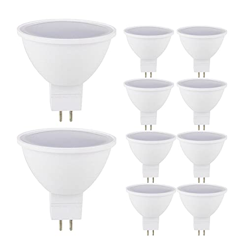 10 Stück MR16 GU5.3 7W LED Lampen Warmweiß 3000K OUKAIDE Scheinwerfer MR16 70W Äquivalent,LED Spot GU5,3 Reflektor MR16 700LM AC 85-265V Nicht dimmbar von Generic