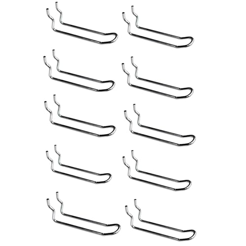 10 Stück U-förmige Pegboard-Haken, Pegboard-Zubehör, Pegboard-Haken for Aufhängen und Behälter zur Werkzeugorganisation for Garage, Werkstatt und Handwerksaufbewahrung(15cm/5.9in) von Generic