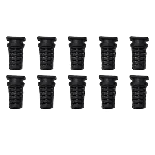 10 stücke Kabelverschraubung Stecker Gummi Kabel Hülse Kabel for Stecker Elektrische Werkzeuge Schutz Draht Abdeckung(Svart,5mm) von Generic