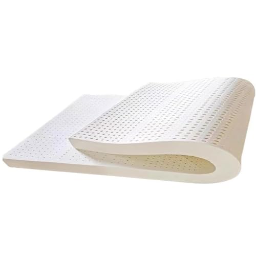100% Natürlicher Latex Bio Atmbar Und Komfortabel, Langlebig Und Nicht Leicht Zu Kollabieren Matratze Topper, Natürliche Latex -Matratze,7.5cm,100x190cm(39x75in) von Generic
