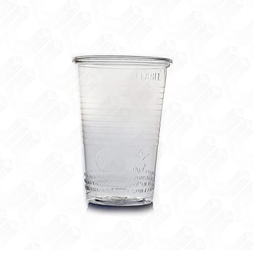 100 Stück Commerline Plastikbecher 0,2L Trinkbecher | Einweg Plastik Becher Einwegbecher Partybecher Kunststoffbecher | Bierbecher Wasserbecher Ausschankbecher von Commerline