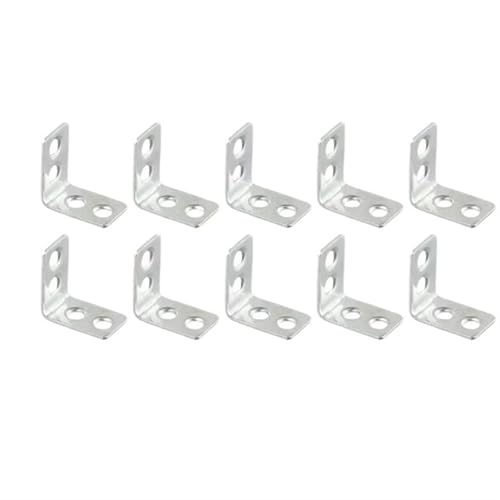 10Pcs L-Form Ecke Klammern Ecke Klammer Schublade Regal Wand Halterung Befestigung Rechten Winkel 10Pcs L-Form Ecke Klammern Ecke Klammer Schublade Regal Wand Halterung Befestigung Rechten Winkel von Generic