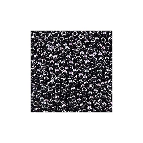 10g TOHO Rocailles 11/0, Amethyst Metallic-Gun Metal (# 90) (TOHO seed beads 11/0, Amethyst Metallic-Gun Metal (#90)) Japanishe Glas Rund Perlen von Generic