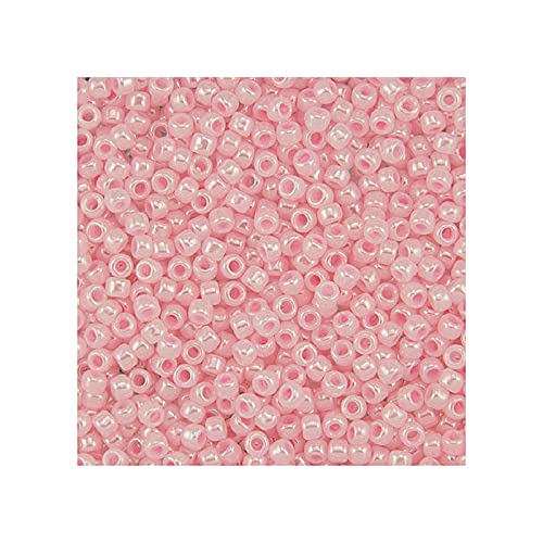 10g TOHO Rocailles 11/0, Ceylon Innocent Pink (# 145) (TOHO seed beads 11/0, Ceylon Innocent Pink (#145)) Japanishe Glas Rund Perlen von Generic
