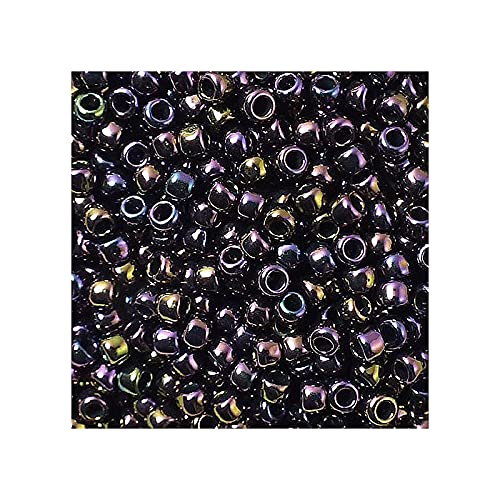 10g TOHO Rocailles 11/0, metallische lila Iris (# 85) (TOHO seed beads 11/0, Metallic Purple Iris (#85)) Japanishe Glas Rund Perlen von Generic