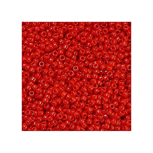 10g TOHO Rocailles 8/0, opake kirsche (# 45a) (TOHO seed beads 8/0, Opaque Cherry (#45a)) Japanishe Glas Rund Perlen von Generic