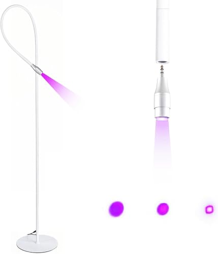 10w Led Uv Licht Kleber Aushärteung Schönheit Falsche Wimpern Pfropfen Stehlampe Wimpernlampe Für Wimpern Exten Dimmbares Wimpernlicht Mit Fußpedal von Generic