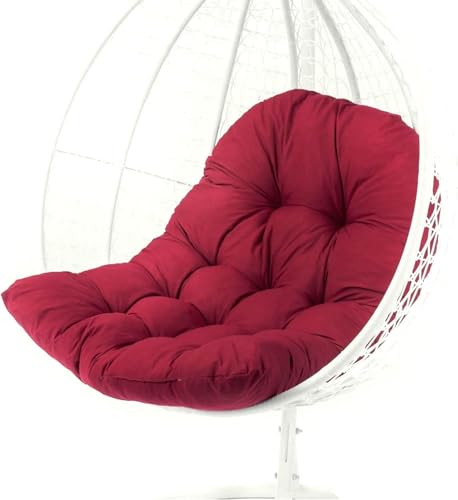 120 * 80cm Hängesessel Kissen - Wasserdichtes Und Uv-beständiges Sitzkissen Für Polyrattan Rattan Hängeschaukel, Wine Red 120 * 80cm Hängesessel Kissen - Wasserdichtes Und Uv-beständiges Sitzkissen Für Polyrattan Rattan Hängeschaukel, Wine Red von Generic