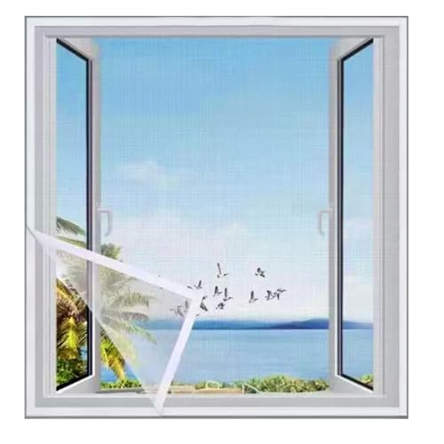 125x180cm,Insektenschutz Fliegengitter Fenster,Fenstergitter Moskitonetz Insektenschutz Fensternetz DIY Selbstklebend Insektennetz Vorhang Insektenschutz Insektennetz Bienenschutz von Generic