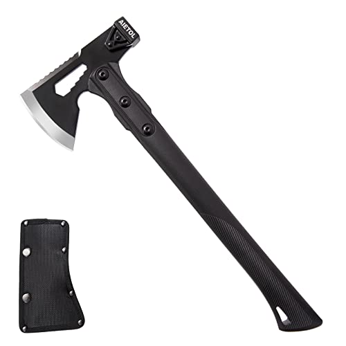 15-inch Camping Hatchet - Survival and Camp Axe/Hammer Tool with Sheath von Generic