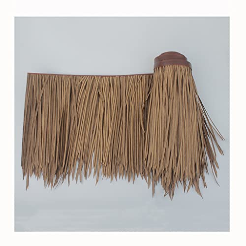19,6 "X 39,3" Strohdach Stroh-Mexikanische Art Künstliche Palme Stroh Rollen Tiki Bar Hütte Gras Ente Boot Jalousien Gras Palapa Stroh Überdachung Für Garten Terrasse(Yellow b,0.5x10m/1.64X32.8ft) von Generic