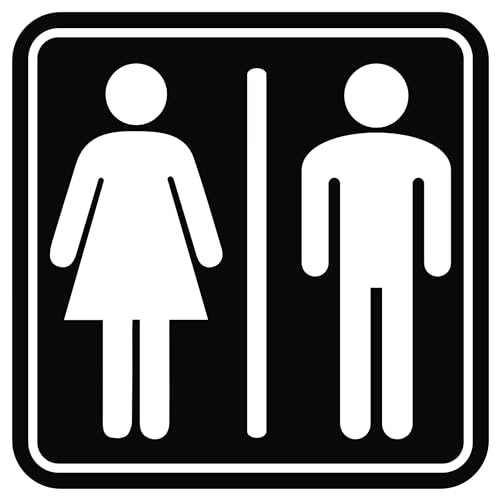 1x WC 10cm Badezimmer Toiletten Türaufkleber Bad Klo Aufkleber Sticker WC-Deckel Klo-Deckel toilet y 1x WC 10cm Badezimmer Toiletten Türaufkleber Bad Klo Aufkleber Sticker WC-Deckel Klo-Deckel toilet y von Generic