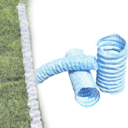 2 3 4 6 8 10 12 Zoll gewellte perforierte Abflussrohre, flexible, erweiterbare Rohre mit integriertem Stahldraht, können mit Kies/Erde bedeckt werden(Dia 8cm(3.1in),1m/3.3FT) von Generic