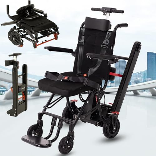 2 In 1 Tragbares Motorisiertes Elektrisches Treppensteigen Handicap Lift Wheel Faltbarer Kohlenstoffstahlrahmen 200w Bürstenloser Motor 13a Lithiumbatterie von Generic