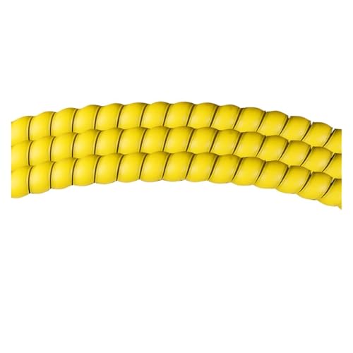 2 Meter Spiralkabelschutzleitung Organizer Tube Motorrad Drahtschutzhülle(Yellow,35mm X 2 Meters) von Generic
