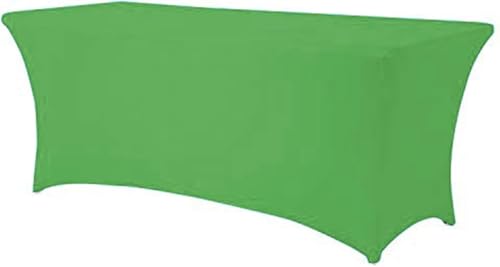 2 Packungen Fitted Rechteckige Tischdecken Polyester Dehnbare Elastische Spandex Tischdecke Patio Tischdecke Hochzeit Party Cocktail Bar Ausstellungen Waschbare Tischdecke, Brown, 6ft von Generic