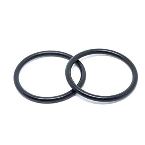 2 Pcs O-ring 185 mm x 195 mm x 5 mm | EPDM Kautschuk Dichtung Gummidichtung Oring 185x5-70 ShA von Generic