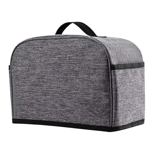 2-Scheiben-Toasterabdeckung für Küche, Deckel für Brotmaschine - 2-Scheiben-Toasterabdeckung mit zwei Taschen, maschinenwaschbare Toastabdeckung mit Staubschutz für 2 f Toaster von Generic