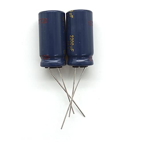 2 Stück Elko Kondensator FC 2200uF 16V ±20% -40°C~105°C Low Impedance Kondensator Radial, D12.5 x L25 mm 2 Stück Elko Kondensator FC 2200uF 16V ±20% -40°C~105°C Low Impedance Kondensator Radial, D12.5 x L25 mm von Generic
