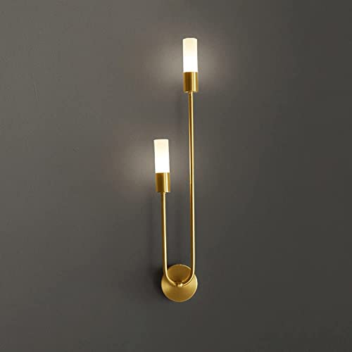 2-flammige Industrie-Wandleuchten für den Innenbereich, Schwarze Nachttisch-Wandleuchte, lang, linear, Wandleuchte aus antikem Messing für Wohnzimmer, Badezimmer, Schlafzimmer, Flur, Kamin, Hotel 2-flammige Industrie-Wandleuchten für den Innenbereich, Schwarze Nachttisch-Wandleuchte, lang, linear, Wandleuchte aus antikem Messing für Wohnzimmer, Badezimmer, Schlafzimmer, Flur, Kamin, Hotel von Generic
