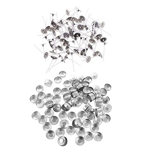 200 Aluminiumgehäuse Teelicht Leere Halter Cups Gehäusebehälter 38x14mm & von Sharplace