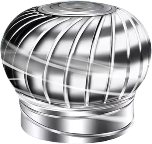 201 Edelstahl Windkugel Ohne Power Hood, Fabrik Lüftung Dach Ventilator Ventilator Ventilator, 100mm von Generic