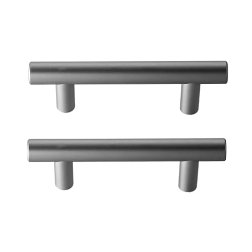 2er-Pack Küchentürgriffe, 100–1000 mm Länge, Schrankgriffe, Schubladengriffe for Schränke, Kleiderschränke, Badezimmer(512-hole gray(L600mm)) von Generic