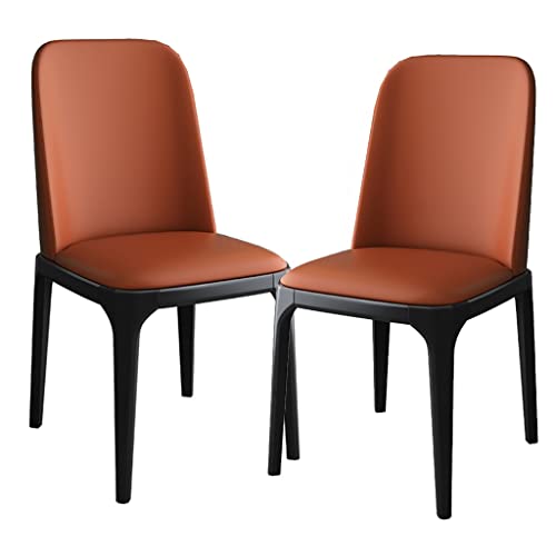 2er-Set Esszimmerstühle, Moderne Esszimmer-Polsterstühle mit Holzbeinen, Akzentstuhl, Moderne Leder-Küchen-Esszimmerstühle, Seitenstühle für Wohnzimmer und Schlafzimmer 2er-Set Esszimmerstühle, Moderne Esszimmer-Polsterstühle mit Holzbeinen, Akzentstuhl, Moderne Leder-Küchen-Esszimmerstühle, Seitenstühle für Wohnzimmer und Schlafzimmer von Generic