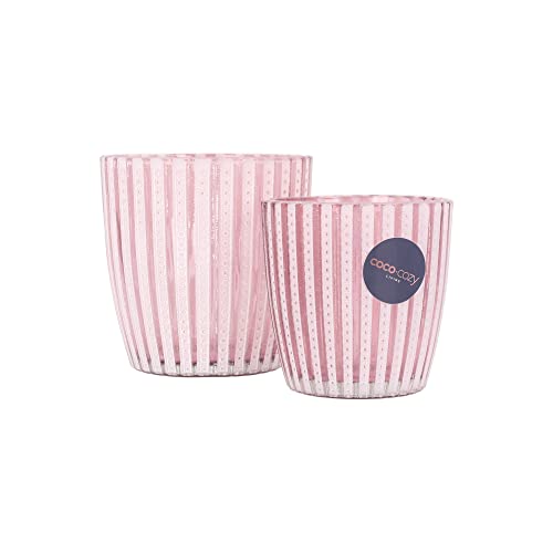 2er Set Windlicht Lykke in rosa | Glas | Höhe: 7+9cm | Deko Teelichthalter Tischdeko Skandi 2er Set Windlicht Lykke in rosa | Glas | Höhe: 7+9cm | Deko Teelichthalter Tischdeko Skandi von Generic