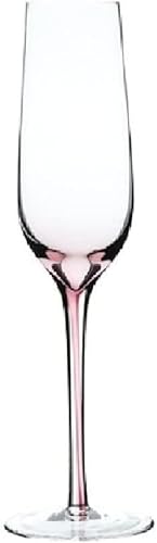 2pc Wie Goblet Grat Colour Crystal Wie Glasses Bleifrei Künstlich Blasen Kristall Rot Wie Gläser Cocktailgläser, Purple Champagne Cup von Generic