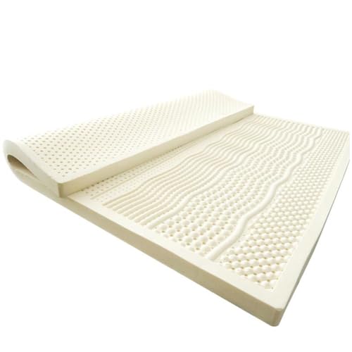 3" Fester Topper | Organisches Latex | Beruhigende Druckpunktentlastung | Unterstützung für Schultern, Hüften, Rücken und Knie,3in,190x230cm(75x91in) von Generic