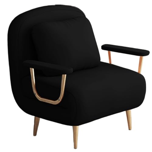 3-in-1 Gästebett Klappbar Flanell Ergonomie Sofabett Mit Hochdichtem Schaumstoffsitz 6-fach Verstellbare Rückenlehne Verstärkter Stahlrahmen Wohnzimmersofa Für Wohnzimmer, Schlafzimmer(Black,190*82*32 3-in-1 Gästebett Klappbar Flanell Ergonomie Sofabett Mit Hochdichtem Schaumstoffsitz 6-fach Verstellbare Rückenlehne Verstärkter Stahlrahmen Wohnzimmersofa Für Wohnzimmer, Schlafzimmer(Black,190*82*32 von Generic