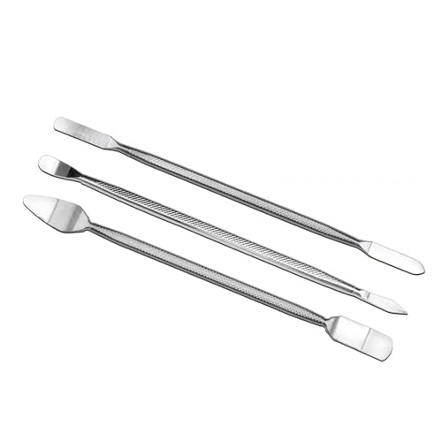 3-teiliges Metall-Spudger-Set, flach, Metall-Öffnung, Demontage, Brecheisen, Universal-Handy-Reparatur-Set für iPhone, Tablet, Laptop von Generic