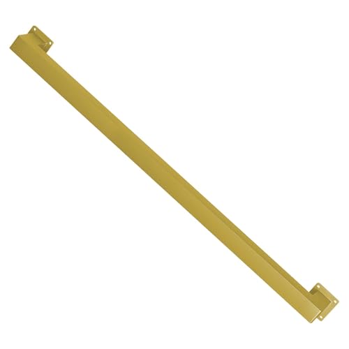 30–600 cm Metallhandlauf für Treppen im Innen- und Außenbereich – Treppengeländer, Handläufe, Handlauf für behinderte ältere Kinder, Außenwandmontage, Gold (1,8 m) von Generic
