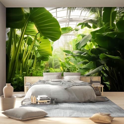 300 x 210 cm Fototapete Fotografie Tropische Pflanzen Natur Grün Vlies Tapete für Wandtapete Wohnzimmer Schlafzimmer Kinderzimmer Wand Dekoration Wandbild UV-Beständig 300 x 210 cm Fototapete Fotografie Tropische Pflanzen Natur Grün Vlies Tapete für Wandtapete Wohnzimmer Schlafzimmer Kinderzimmer Wand Dekoration Wandbild UV-Beständig von Generic