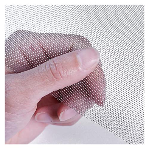 304 Edelstahl Gewebter Draht 30 Mesh Metallgitter Bildschirm Hitzebeständige Drahtgeflechtplatten Für Entlüftung, Filter, Sicherheit, Fenster Und Garten, Silver, 1.2x16m 304 Edelstahl Gewebter Draht 30 Mesh Metallgitter Bildschirm Hitzebeständige Drahtgeflechtplatten Für Entlüftung, Filter, Sicherheit, Fenster Und Garten, Silver, 1.2x16m von Generic