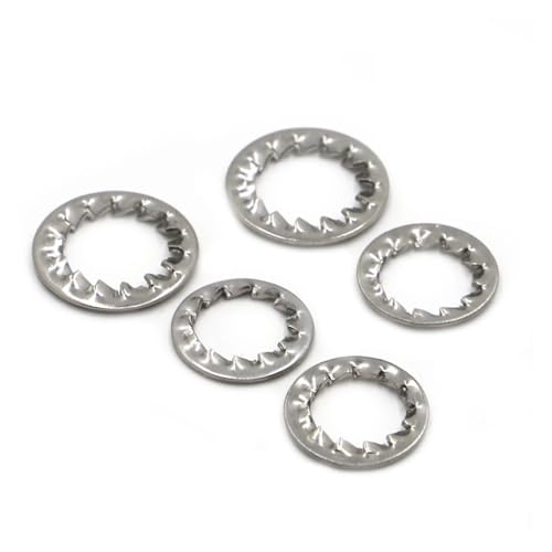 304 Edelstahl Innenverzahnte Fächerscheibe Dichtung M2 M2.5 M3 M4 M5 M6 M8 M10 M12 M14 - M24(M12 10pcs) von Generic