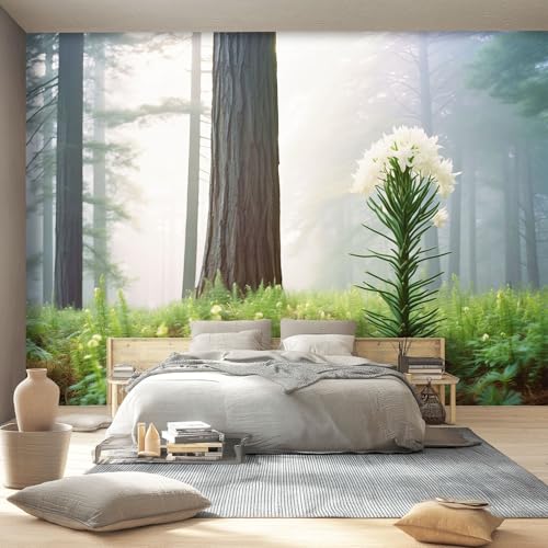 350 x 256 cm Fototapete Natur Pflanzen Braun Bäume Grün Gras Vlies Tapete für Wandtapete Wohnzimmer Schlafzimmer Kinderzimmer Wand Dekoration Wandbild UV-Beständig 350 x 256 cm Fototapete Natur Pflanzen Braun Bäume Grün Gras Vlies Tapete für Wandtapete Wohnzimmer Schlafzimmer Kinderzimmer Wand Dekoration Wandbild UV-Beständig von Generic