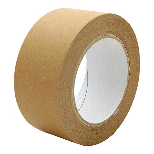 36 Stk. Papierklebeband Packband aus Papier für nachhaltiges Verpacken 48mm x 50m, braun von Generic