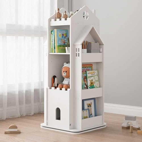 360° drehbares Bücherregal, Bodenstehendes Bücherregal für Kinderzimmer Schlafzimmer, Multifunktionaler Bücherregal Organizer Bücherregal für Kinder of 360° drehbares Bücherregal, Bodenstehendes Bücherregal für Kinderzimmer Schlafzimmer, Multifunktionaler Bücherregal Organizer Bücherregal für Kinder of von Generic