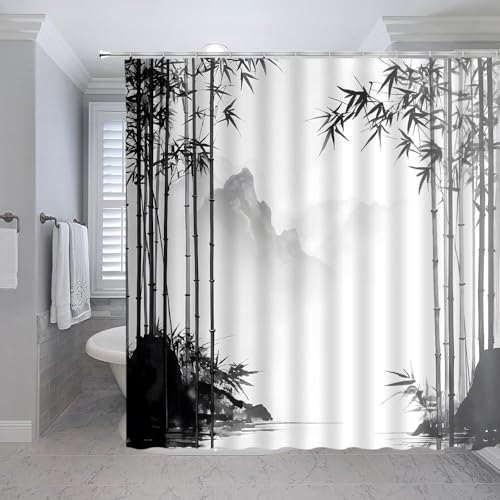 3D Duschvorhang Antischimmel 100x200 cm Chinesisches Asien Duschvorhang Grüne Pflanzenblätter, Wasserdicht Polyester Stoff Textil Duschvorhänge Waschbar Bad Vorhäng für Badzimmer mit 8 Haken d-236 3D Duschvorhang Antischimmel 100x200 cm Chinesisches Asien Duschvorhang Grüne Pflanzenblätter, Wasserdicht Polyester Stoff Textil Duschvorhänge Waschbar Bad Vorhäng für Badzimmer mit 8 Haken d-236 von Generic